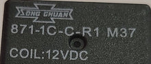 Load image into Gallery viewer, 871-1C- C-R1 M37 12vdc Song Chuan Micro Relay Style