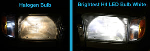 Brightest H4 HL LED Headlight bulb White - WSI Electronics