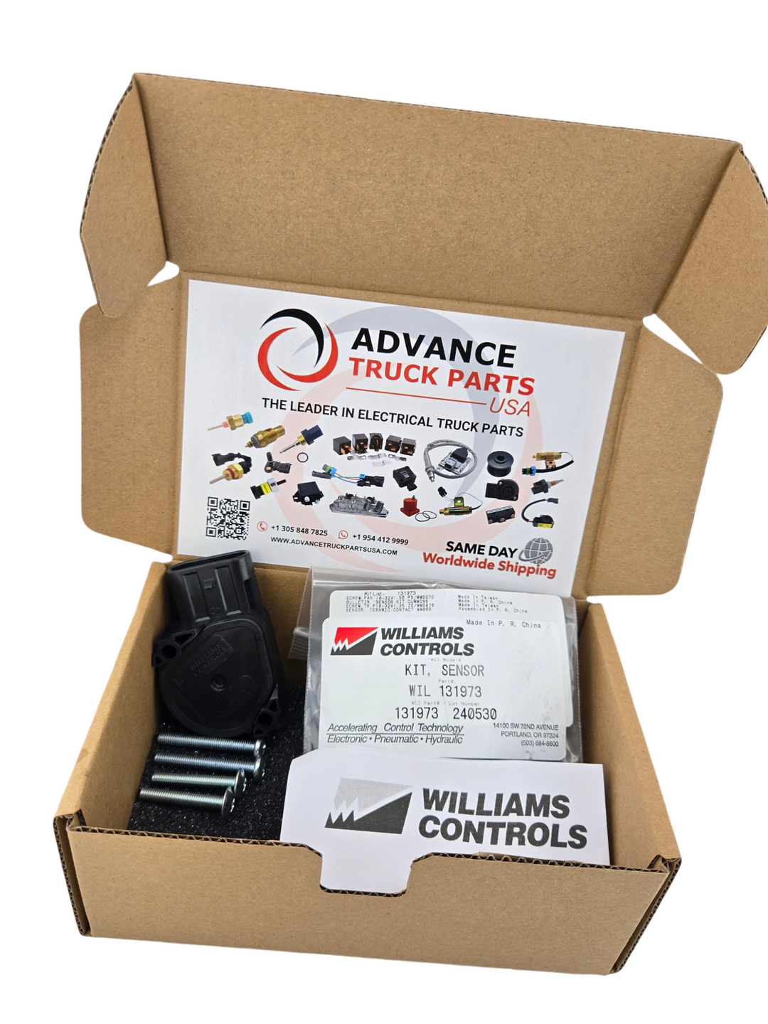 131973 Genuine Williams Sensor Kit.  NSN 2990-01-556-5319,