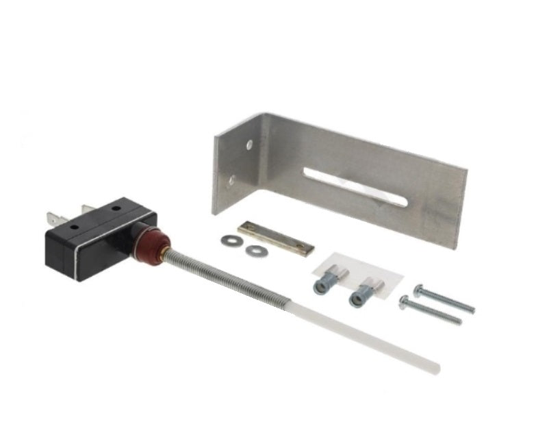 Advance Truck Parts USA 1436456 engine brake switch showing a clean studio view of the switch assembly, extension spring plunger, mounting bracket, and hardware kit on a plain white background
