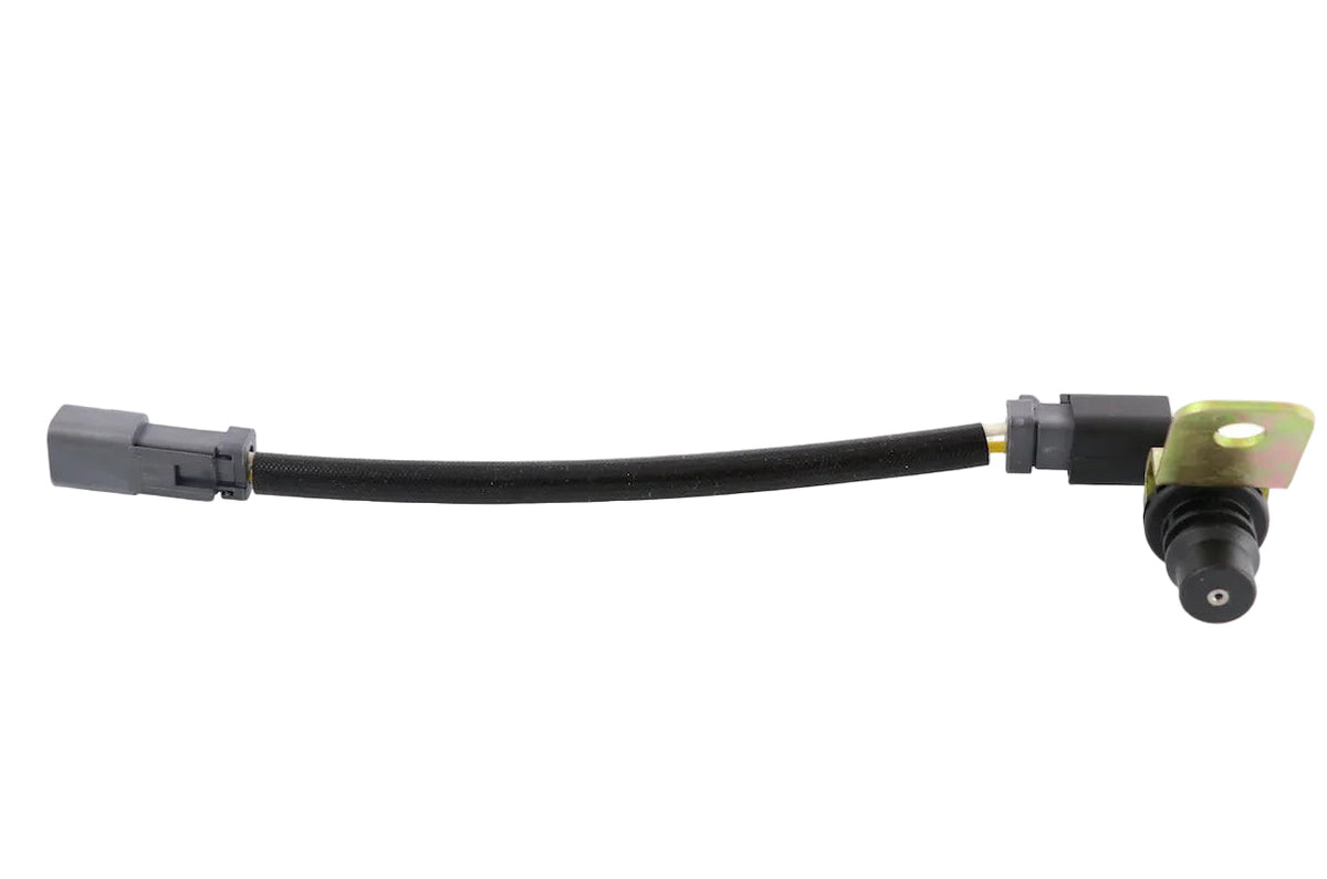 Advance Truck Parts USA 201-6617 Caterpillar speed sensor showing a clean studio view of the sensor probe, mounting bracket, wire loom, and connector 