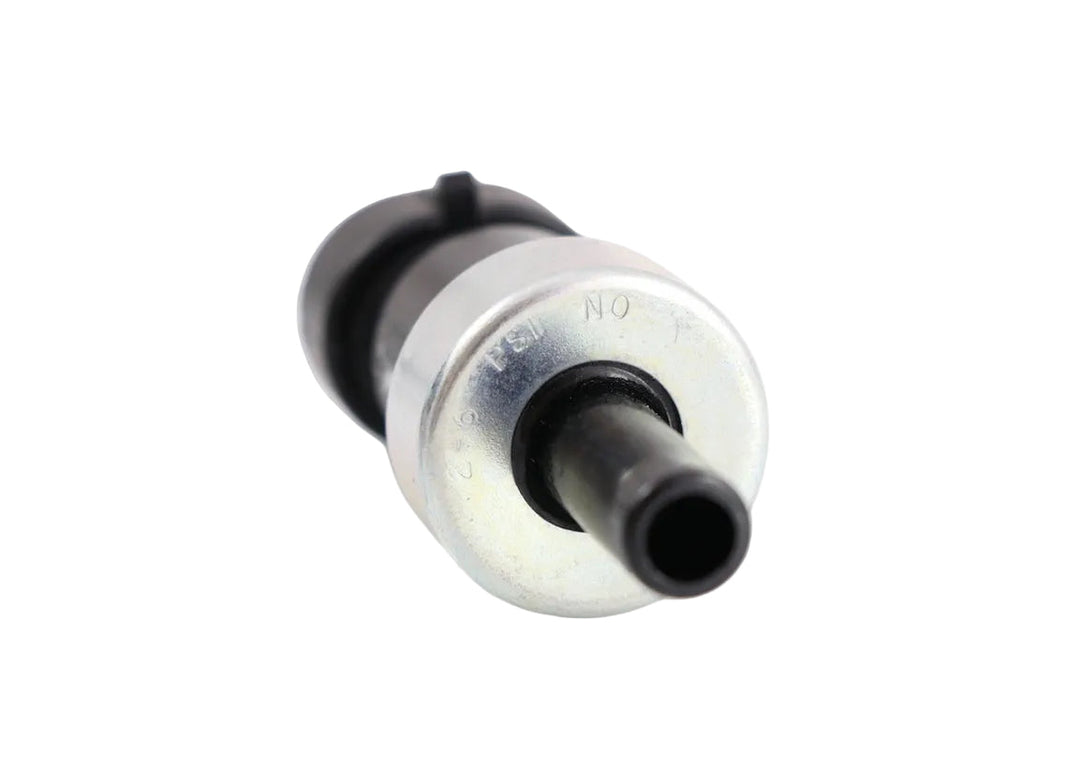 Advance Truck Parts USA 2505670C91 pressure switch for Navistar International trucks showing a clean studio view of the connector port and metal housing 