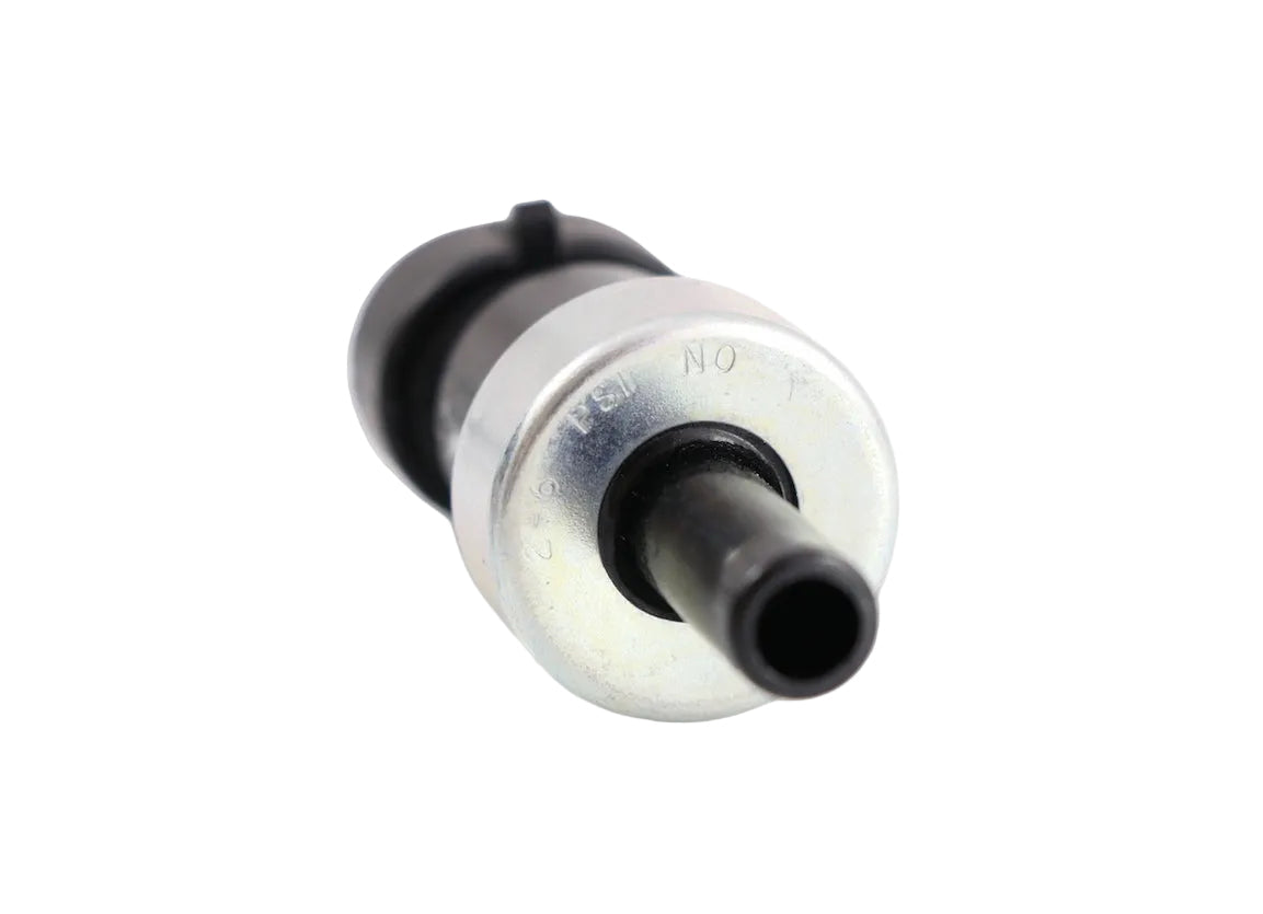 Advance Truck Parts USA 2505670C91 pressure switch for Navistar International trucks showing a clean studio view of the connector port and metal housing 