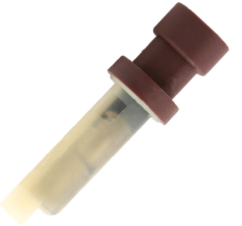 Advance Truck Parts USA 2518062C1 2.7-inch push-in coolant level probe featuring translucent plastic body, internal float assembly, and brown electrical connector top