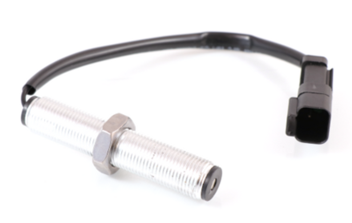 Advance Truck Parts USA 324-4131 excavator speed sensor showing a clean studio view of the threaded metal probe, hex nut, and connector 