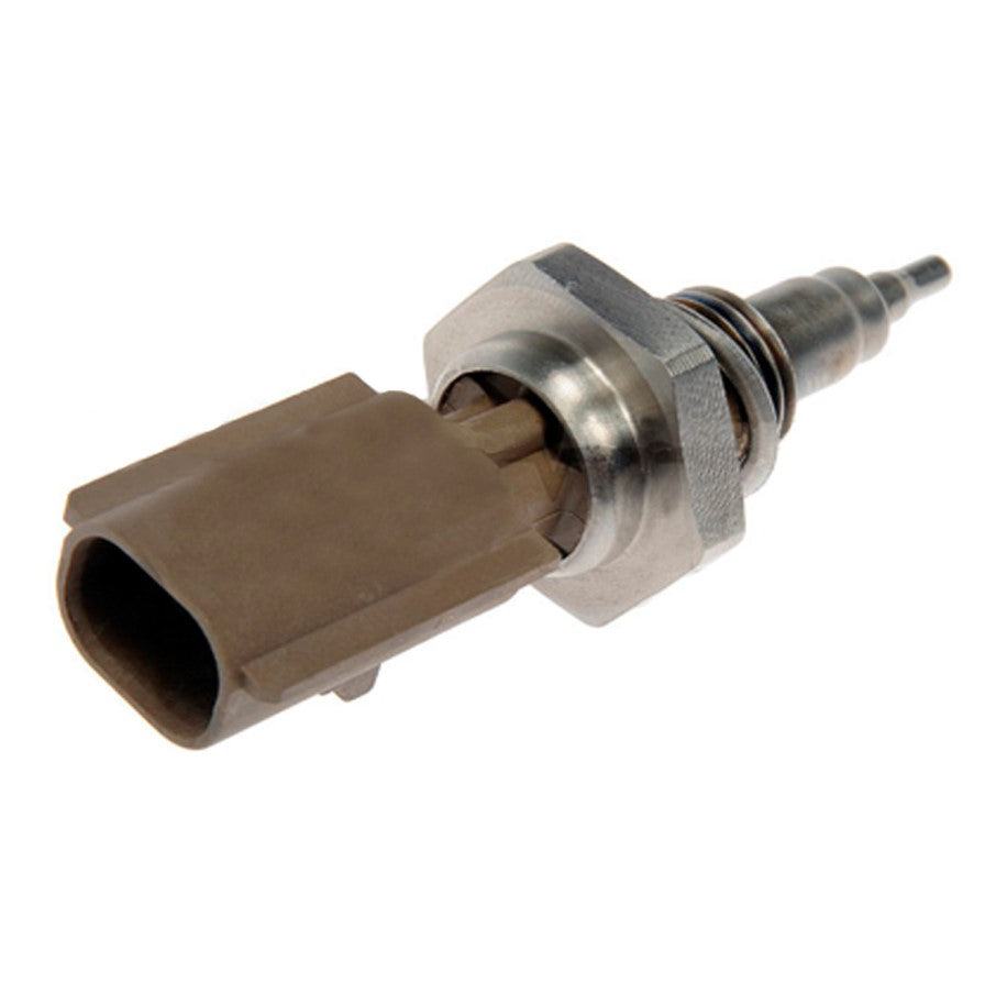 Advance Truck Parts USA 4088712 Cummins exhaust temperature sensor showing a clean studio view of the silver threaded housing, high-temperature tip, and brown connector 