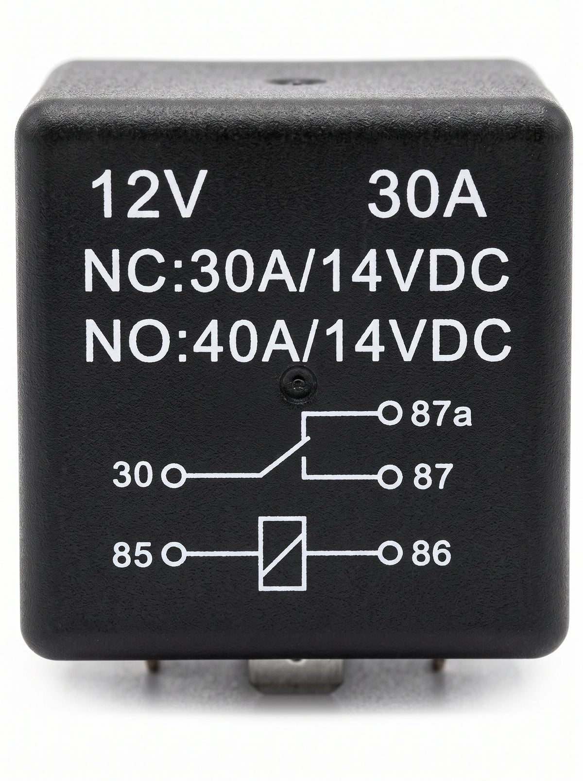 12V 30/40A 5-Pin SPDT Automotive Relay with Resistor Suppression | Replacement for Tyco VF4-15F11-S01