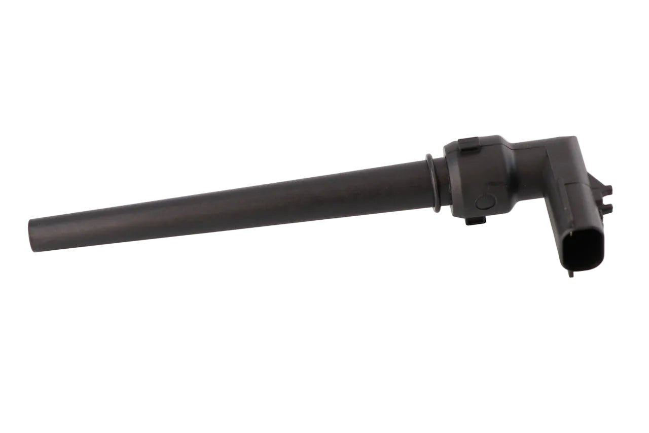 Advance Truck Parts USA Cascadia coolant level sensor 06-96622-000 featuring a long probe tube and 2-pin connector housing on a plain background