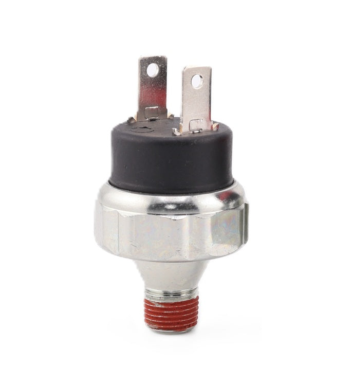 Advance Truck Parts FSC 1749-2134 low air pressure switch featuring blade terminals and threaded sealant on a plain background