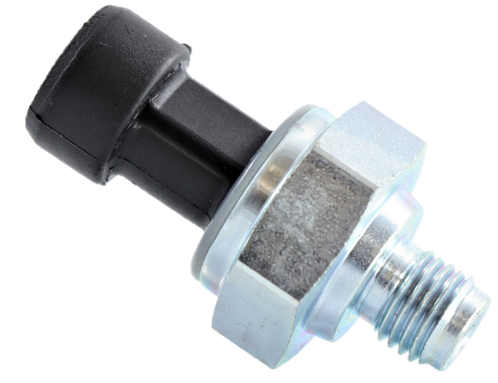 Advance Truck Parts USA 1839415C91 international engine oil pressure sensor featuring a threaded metal base and black connector housing