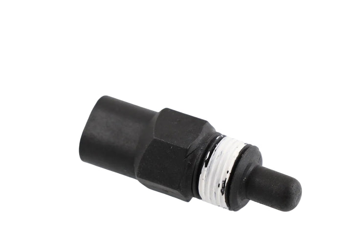 Advance Truck Parts USA 23515250 Detroit Diesel intake air temperature sensor featuring a black housing and threaded tip on a plain background