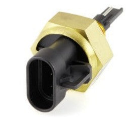 Advance Truck Parts USA 2872769-HD fluid level sensor for Cummins engines featuring brass housing and an oval 3-pin connector on a plain background