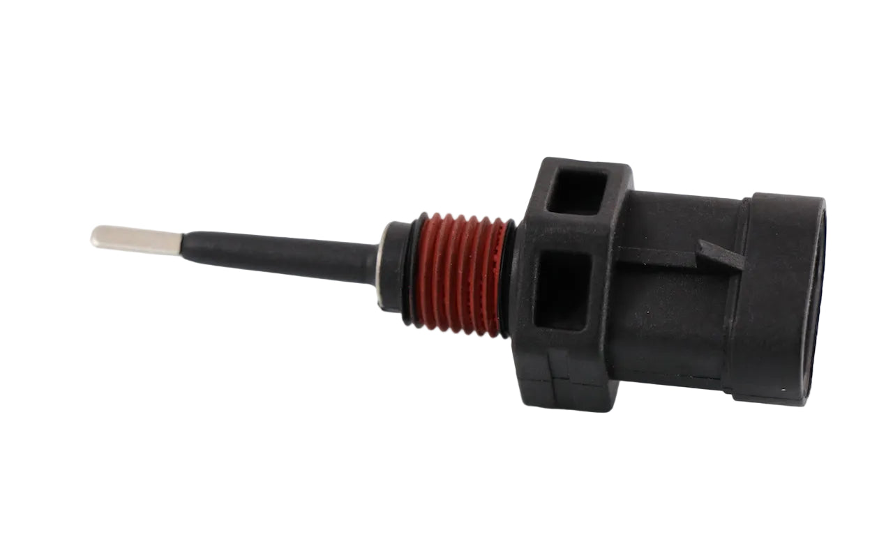 Advance Truck Parts USA 3572012C1 coolant level probe for International trucks featuring a threaded brass or composite body with sealant and terminal probe on a plain background
