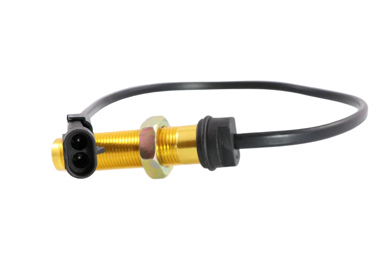 Advance Truck Parts USA 5MT660 speedometer and tachometer sender featuring a gold-threaded body, mounting nut, and attached cable harness on a plain background