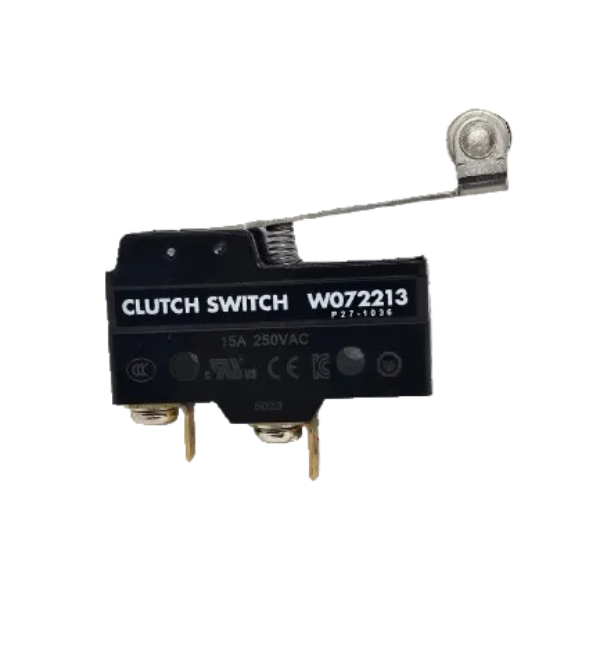 Advance Truck Parts P27-1036 clutch switch replacement with roller arm and 2 terminals on a plain background