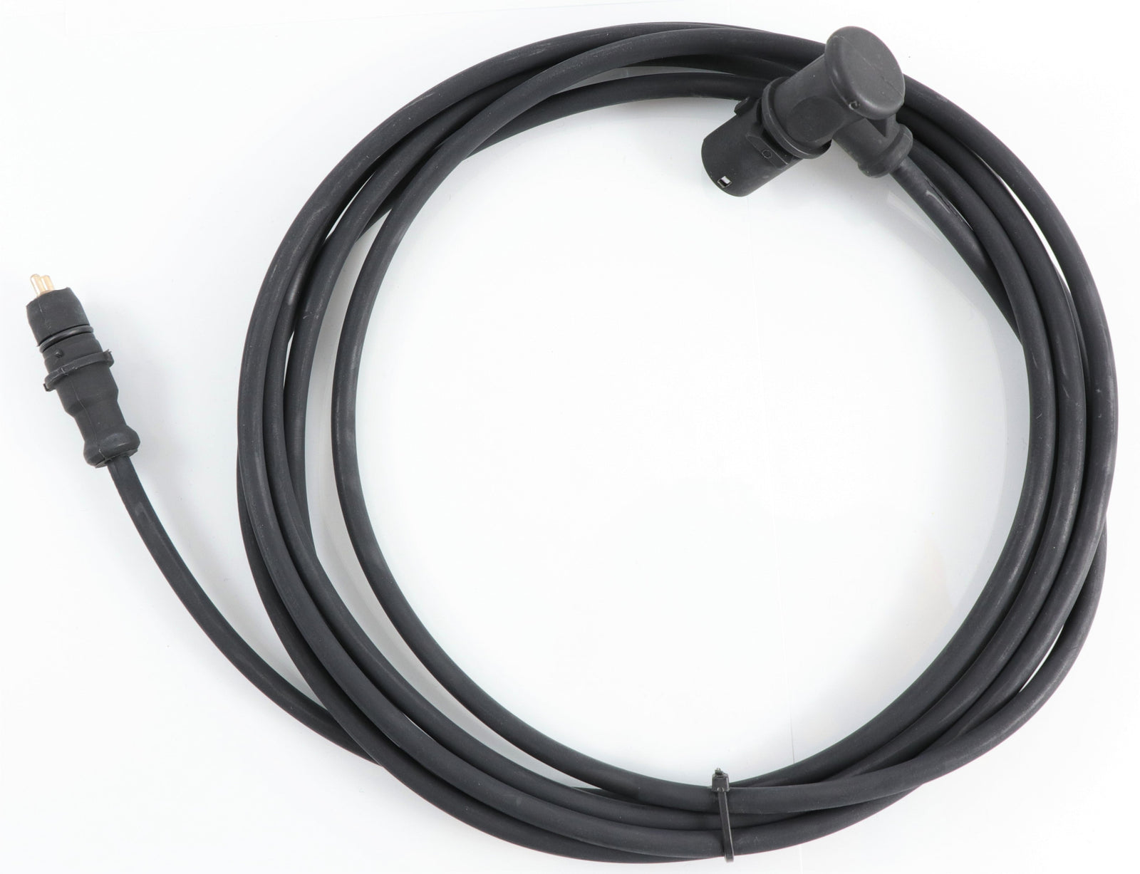 Advance Truck Parts S4497130300 10 foot ABS sensor extension cable showing a coiled heavy-duty wire harness with molded connectors on a plain white background