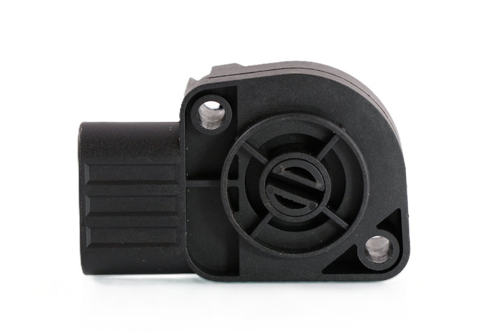 Advance Truck Parts USA 132617 throttle position sensor for International trucks featuring mounting holes and central rotor on a plain background
