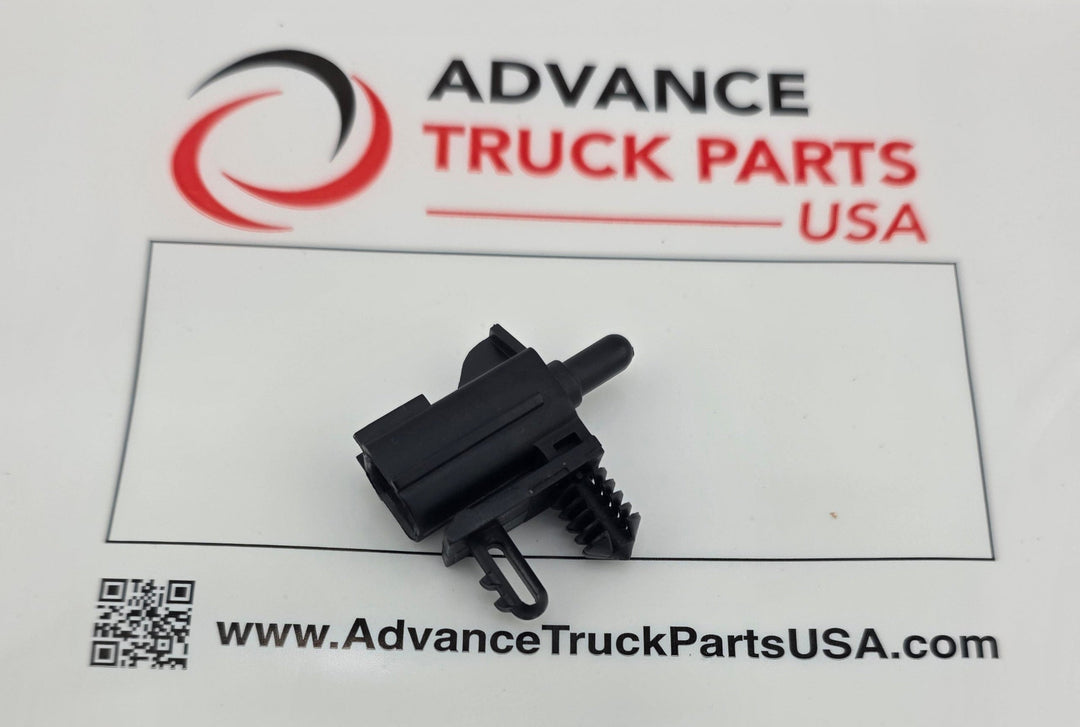 Advance Truck Parts USA outside air temperature sensor showing a studio perspective of the sensor assembly and mounting pins