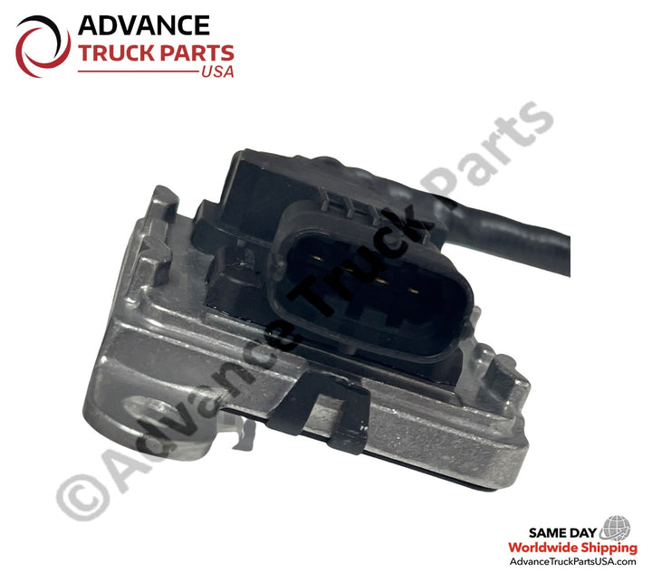 Advance Truck Parts USA branded studio angle view of the electronic control unit for the outlet NOx sensor
