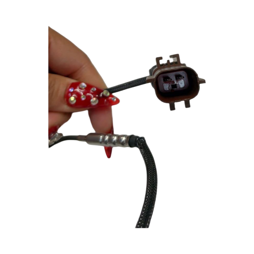 Advance Truck Parts USA exhaust gas temperature sensor showing a close-up studio view focusing on the 2-pin electrical connector layout