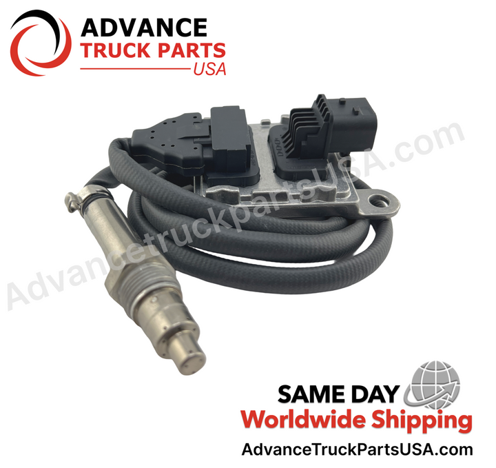Advance Truck Parts USA inlet nitrogen oxide sensor displaying an angled studio view of the electronic control module and sensor tip