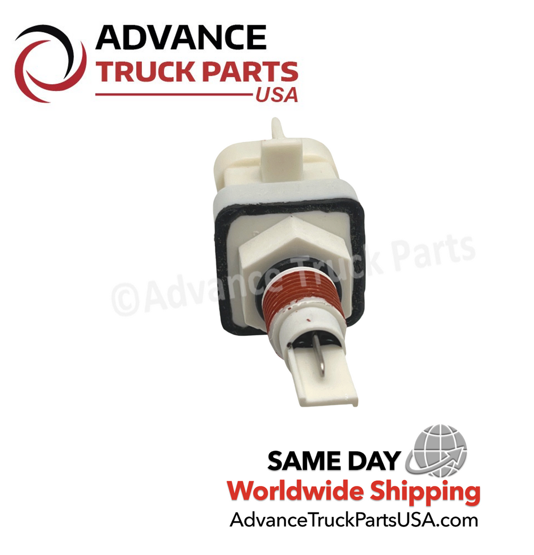 Advance Truck Parts USA branded studio front perspective highlighting the probe and threaded fitting of the sensor