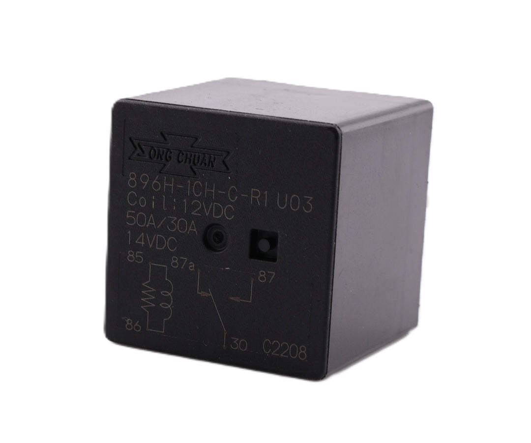 Advance Truck Parts USA WR51004 International truck horn relay featuring the Song Chuan 896H wiring diagram and specifications on a plain background