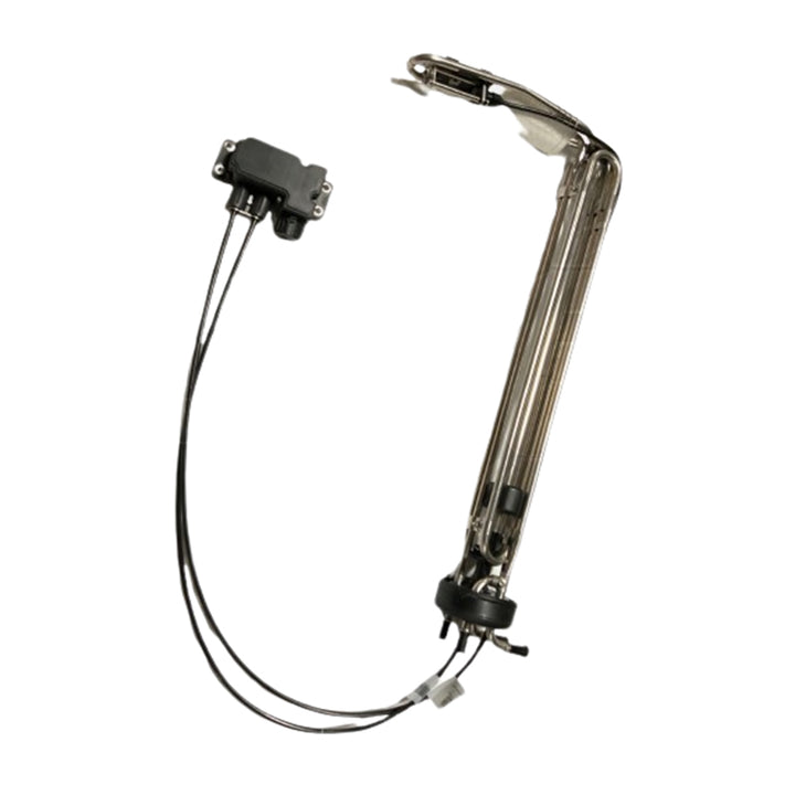 Advance Truck Parts USA 23539939 DEF tank level sensor for Mack and Volvo trucks featuring probe tube and control harness on a plain background