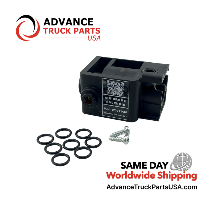 ATP 2506712C91 air solenoid valve kit with O-rings and hardware for International trucks