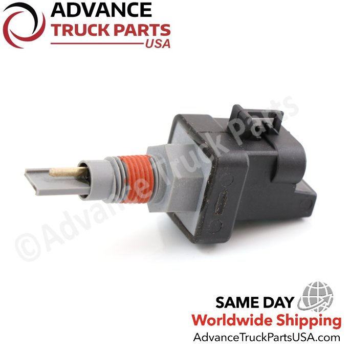 Studio profile view of the Advance Truck Parts USA 2872769 fluid level sensor with threaded probe