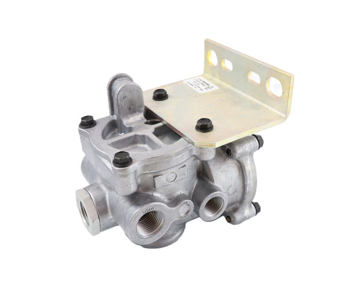 Advance Truck Parts USA 5040-111-01C Freightliner Paccar lift axle control valve with 1/8 inch port on a plain background