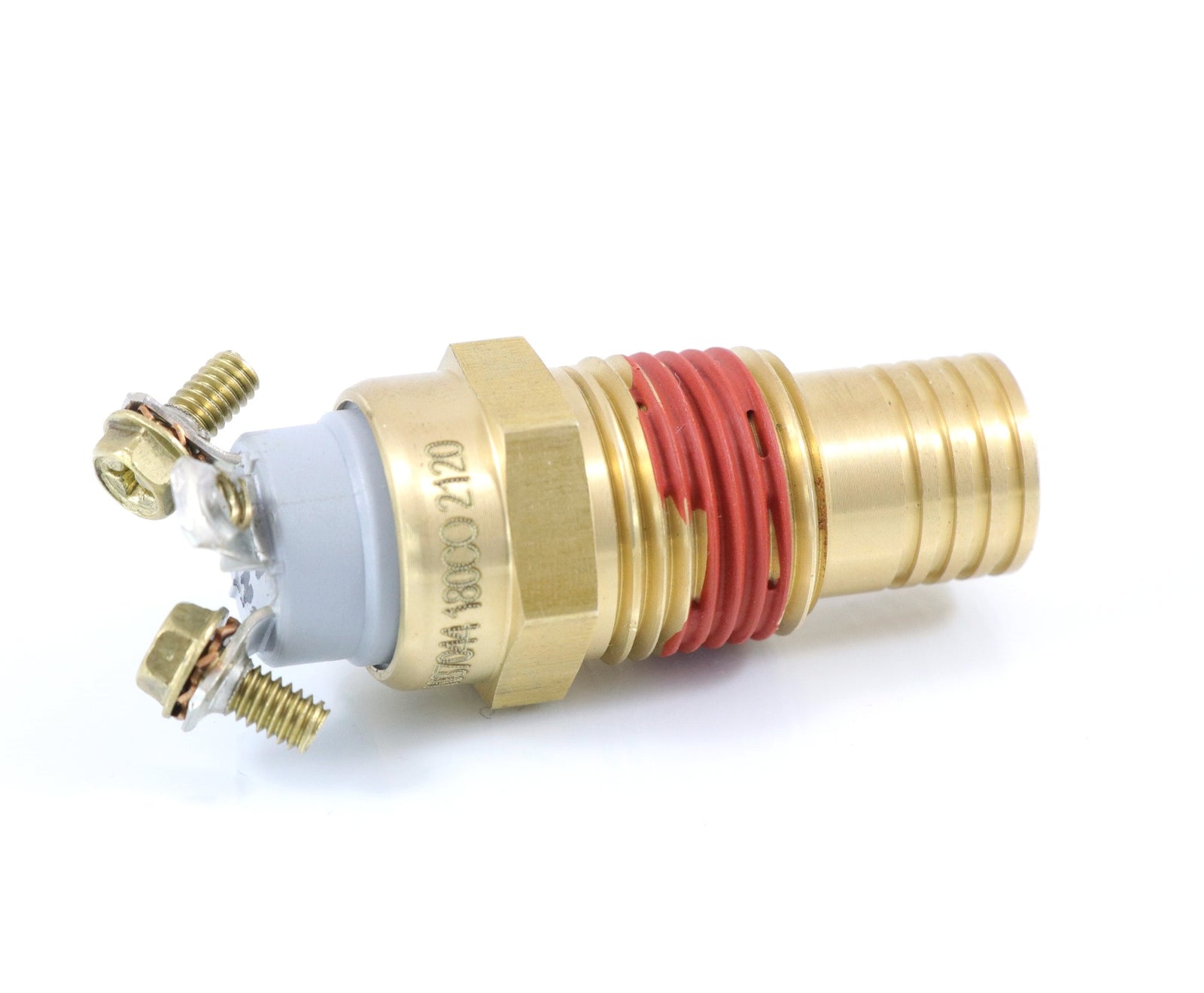 Advance Truck Parts USA Index 8037044 180°F temperature control fan switch on a plain background