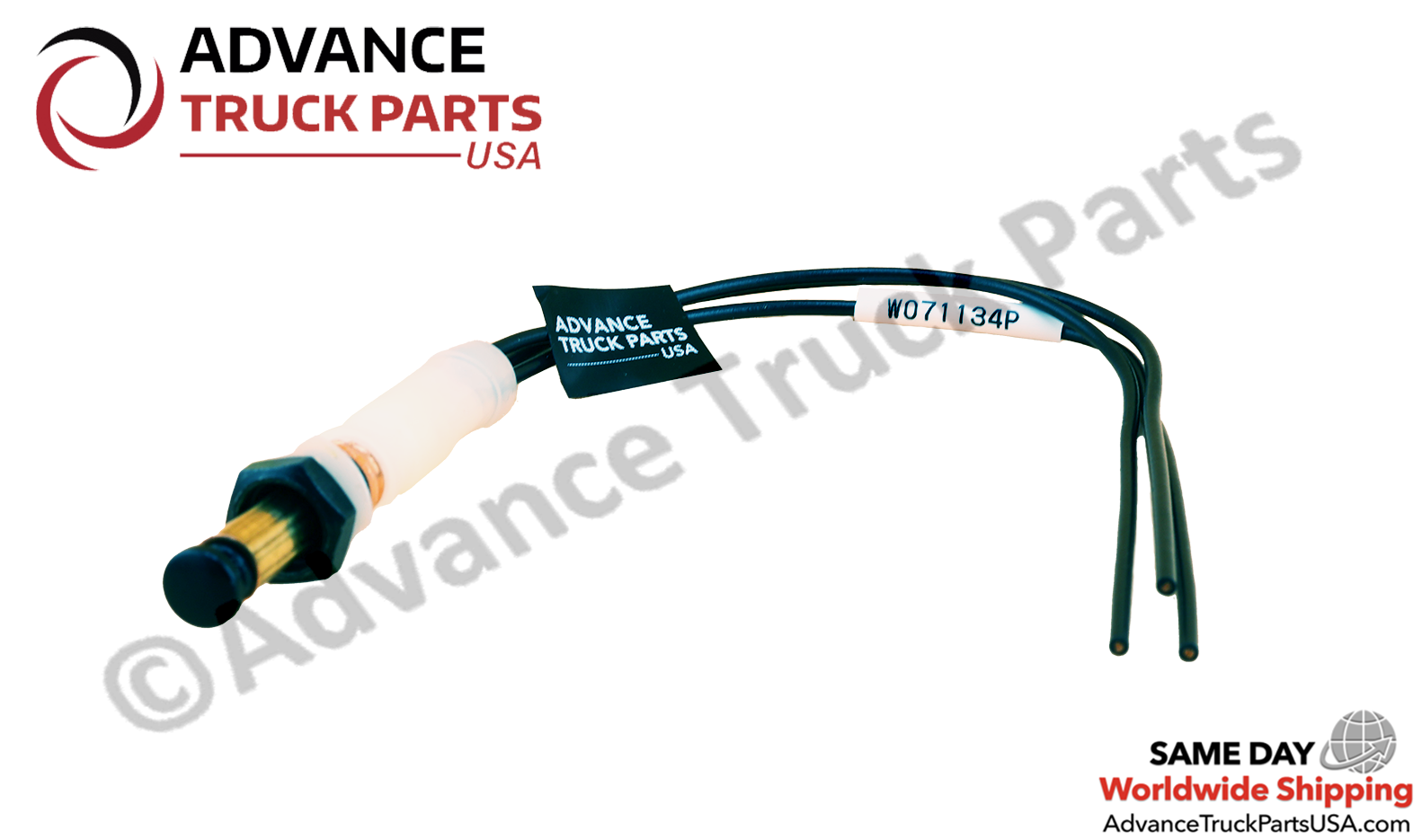 Advance Truck Parts USA Kenworth door jamb switch kit W071134K displayed