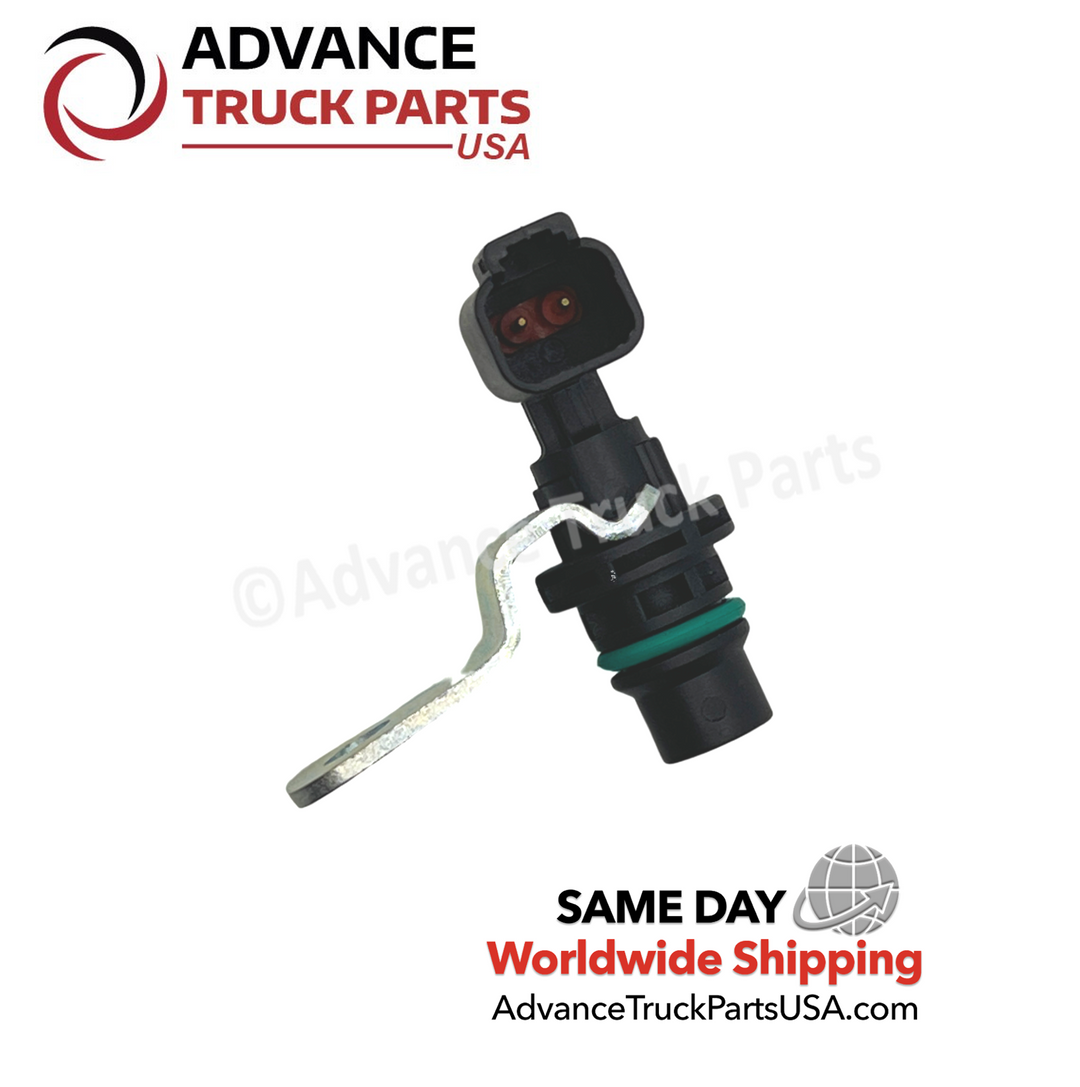 Advance Truck Parts USA branded studio close-up view highlighting the 2-pin electrical connector receptacle and internal contact pins
