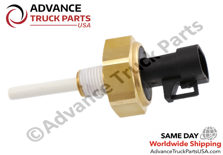 Reverse studio angle of the Advance Truck Parts USA coolant level sensor for Cummins engines