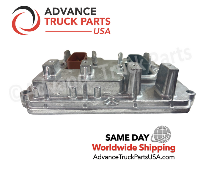 Side profile housing view of the genuine Cummins electronic control module 5290170