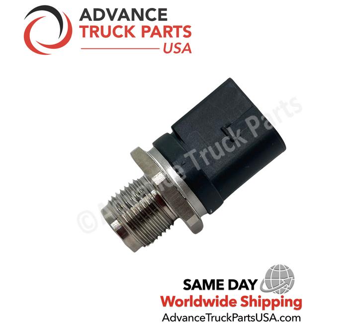 Advance Truck Parts USA branded studio angled perspective of the high pressure sensor