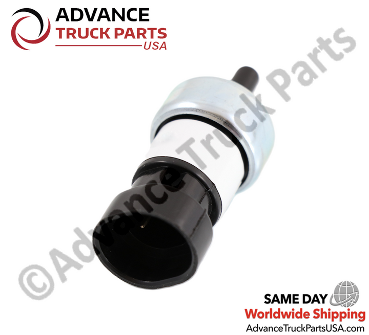 Advance Truck Parts USA Connector end view of the Freightliner parking brake low air pressure switch FSC1749-9128