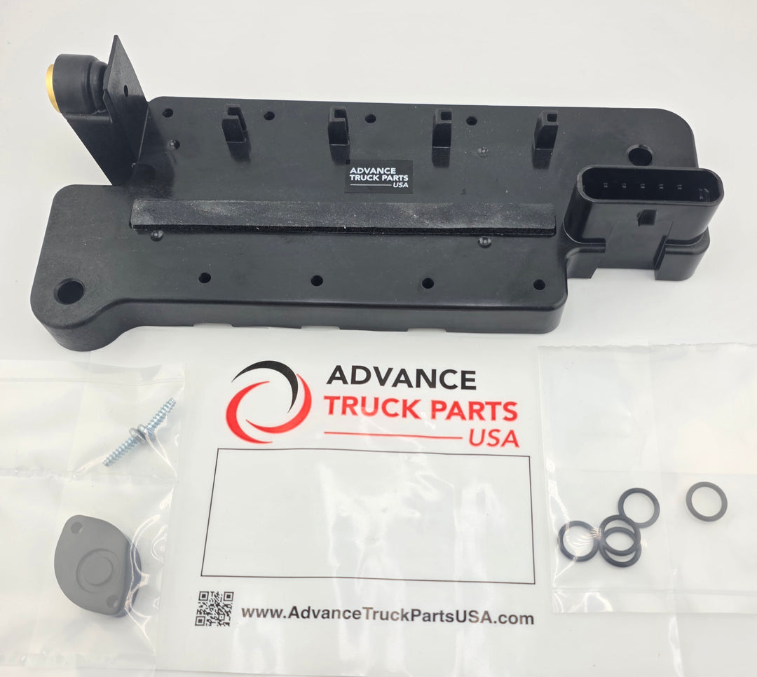 Advance Truck Parts USA Genuine Navistar International 2505594C1 air solenoid bracket and hardware kit displayed on a plain background