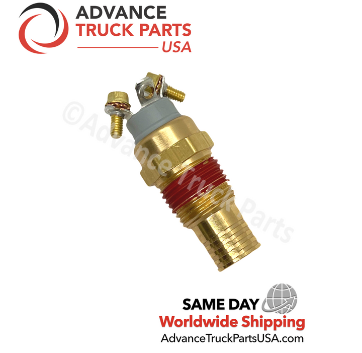 Advance Truck Parts USA branded studio side profile view of the Horton compatible thermal fan switch