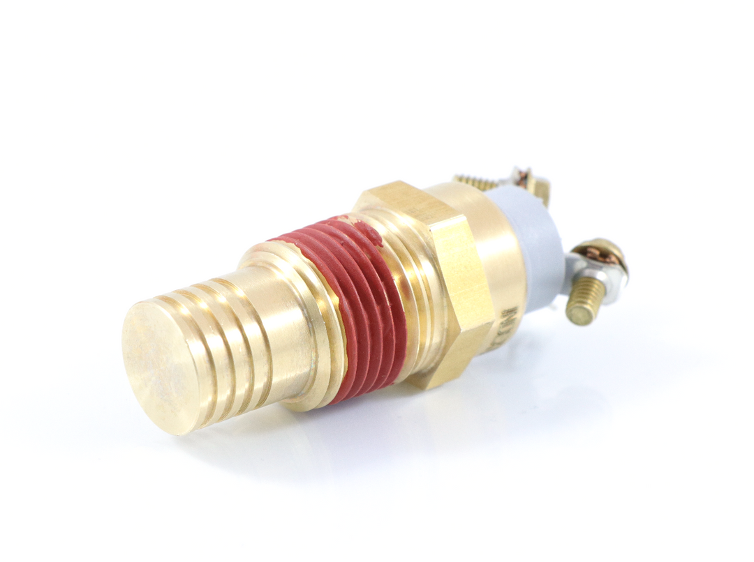 Advance Truck Parts USA Index 8037034 205 deg F temperature control fan switch angled view on a plain background