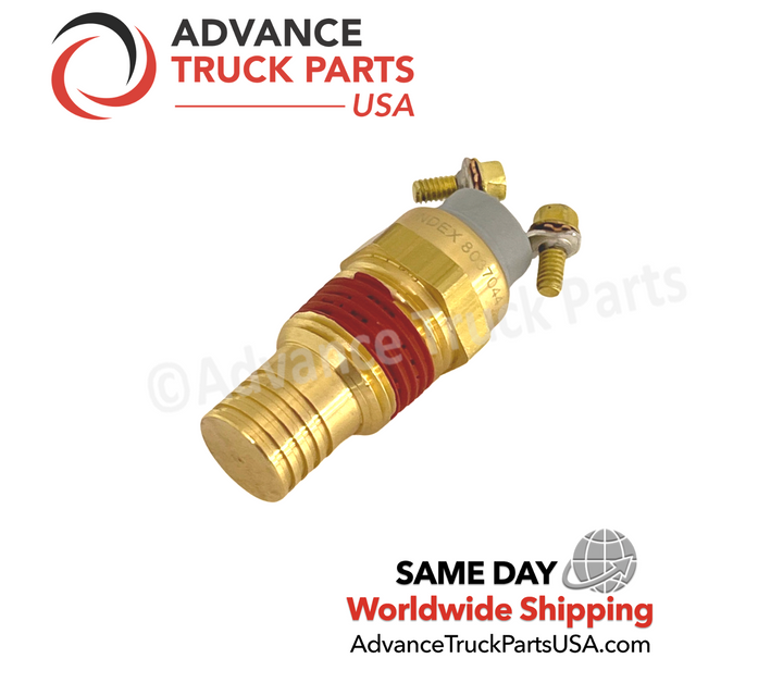 Advance Truck Parts USA dual function 180°F temperature control fan switch assembly