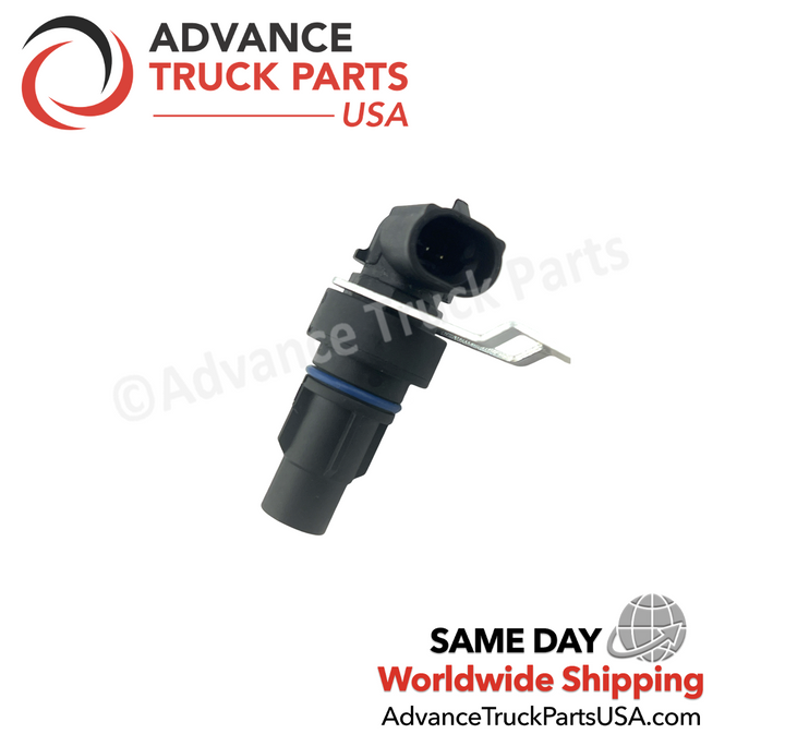 Advance Truck Parts USA speed sensor showcasing the complete assembly layout and connector orientation