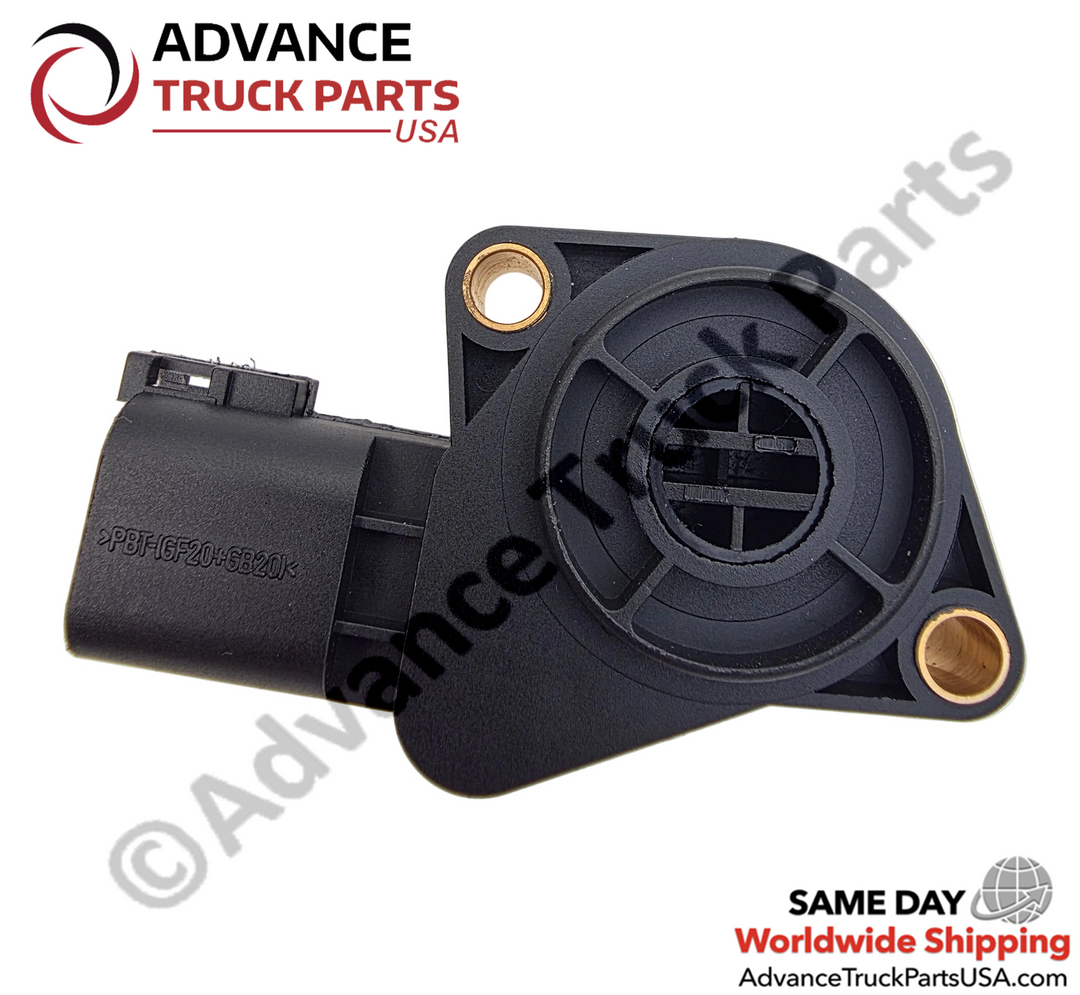 Advance Truck Parts USA branded studio view of the throttle position sensor mounting side and housing