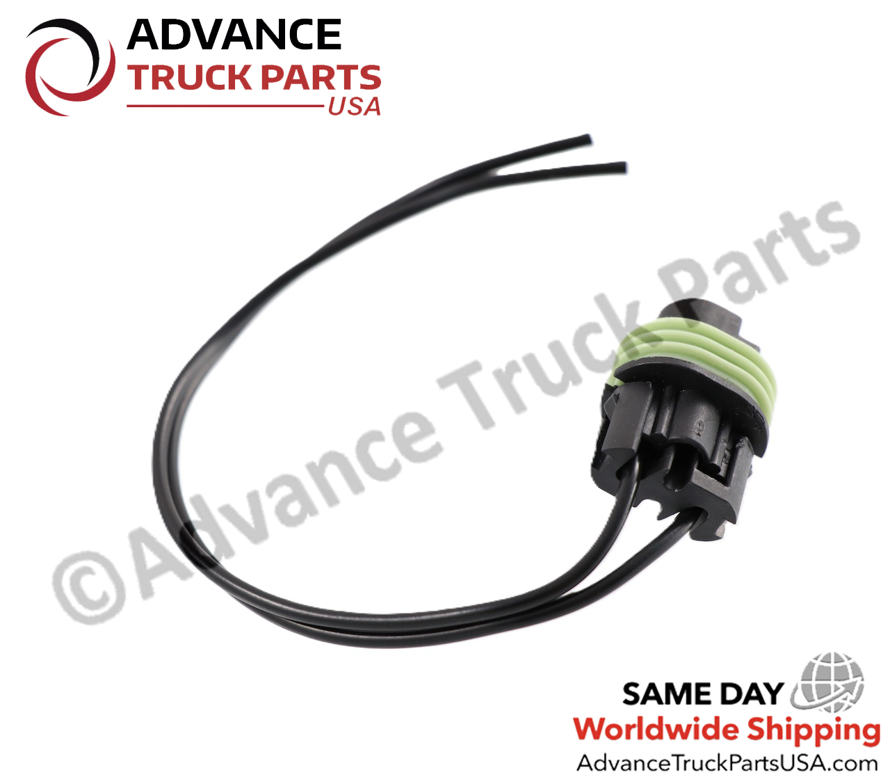 Advance Truck Parts USA 2-pin connector harness for pressure switch applications