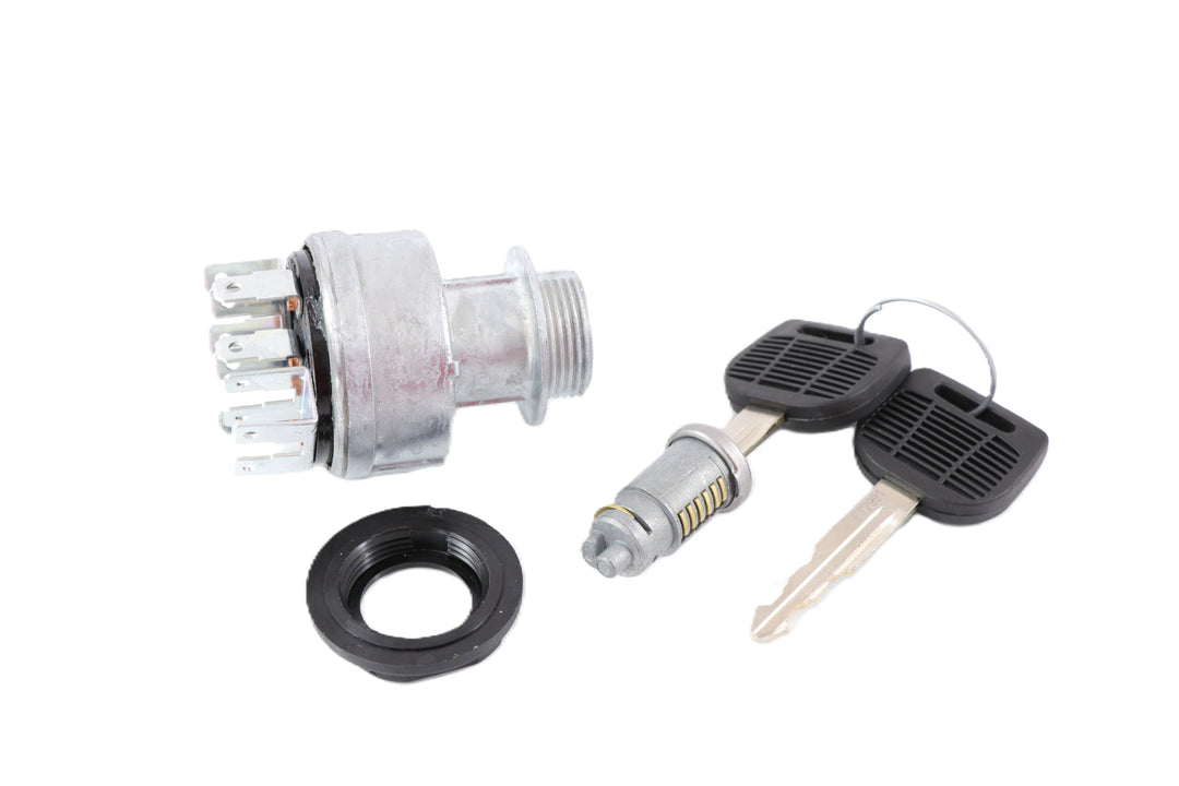 Advance Truck Parts USA International truck ignition switch and cylinder kit with keys and mounting ring, part WTK0128 and 429047C1