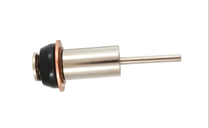 Advance Truck Parts USA Denso OSGR starter plunger measuring 96.7mm overall length with 34.8mm copper movable contact disc and steel plunger core