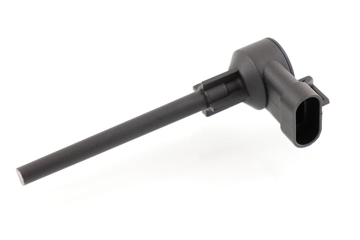 Advance Truck Parts USA N9267001 Peterbilt coolant level sensor showing a clean studio view of the black plastic housing, probe tip, and oval connector on a plain white background