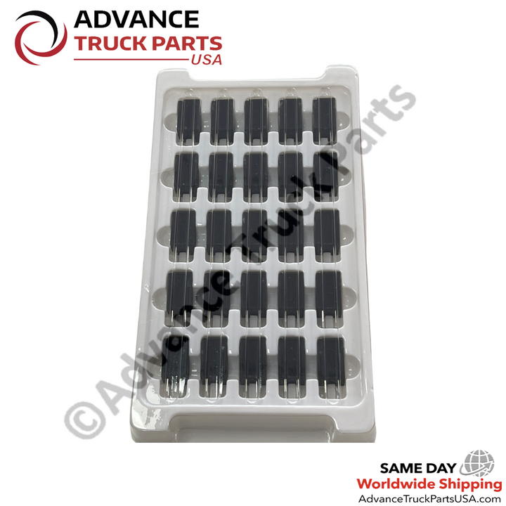 Advance Truck Parts USA 25 pack Song Chuan studio overview showcasing multiple automotive micro relays organized inside a protective manufacturing tray package