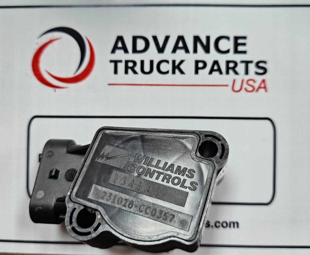 Genuine Williams Controls 134143 throttle position sensor distributed by Advance Truck Parts USA